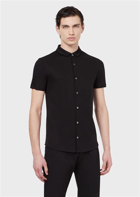 emporio armani short sleeve shirt